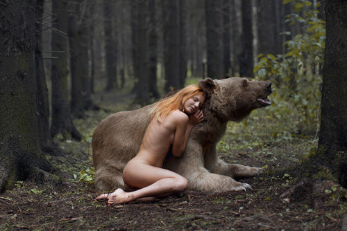 chrissymiller89:  Photo Credit: © Katerina Plotnikova, Surrealist Series  (I LOVE her photos!) ————- please leave photo credit intact!————- I crave the beast in you… Yes, I stand in awe of your tremendous power, and I know you could