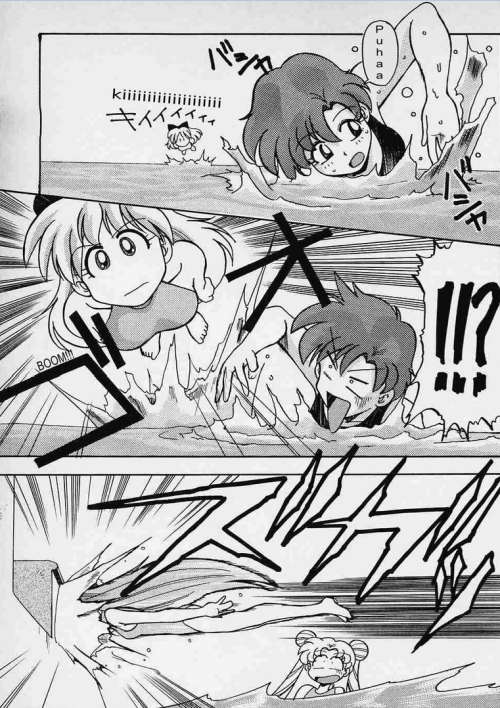 dancingstarsonmeme: thatonemoonie:  This is probably the funniest thing I’ve ever seen in my life source  this is about what I would expect from the author of Azumanga Daioh writing a Sailor Moon doujin 