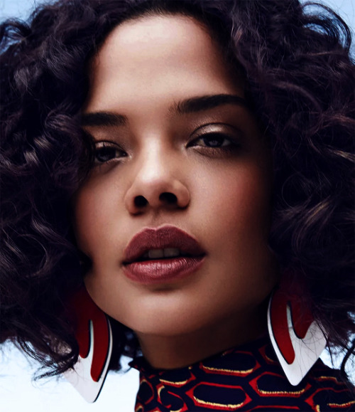 thefingerfuckingfemalefury: marvelheroes:Tessa Thompson photographed by Serena Becker for InStyle Ma