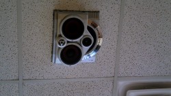 patticusprime:  Saw this today, had to show you guys. This is a boombox speaker installed in the CEILING of our local Japanese restaurant. I was speechless