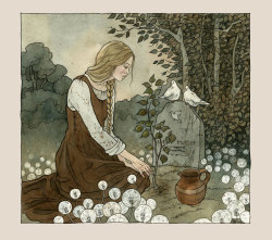 Cecilia37:  At Mother’s Grave. By ~Liga-Marta 