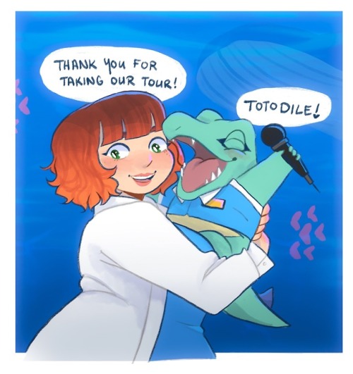 Finished my Rymesona! A Pokémon reservation/aquarium researcher & tour guide who specializes in 