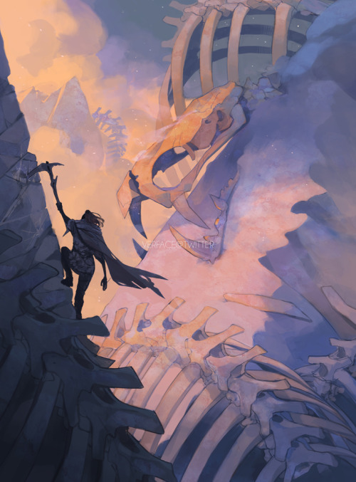 sticksandsharks:Summit of the Serpent Kinganother personal piece for some misc world-building