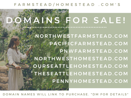 northwestfarmstead.compacificfarmstead.compnwfarmstead.comnorthwesthomestead.comourseattlehomestead.