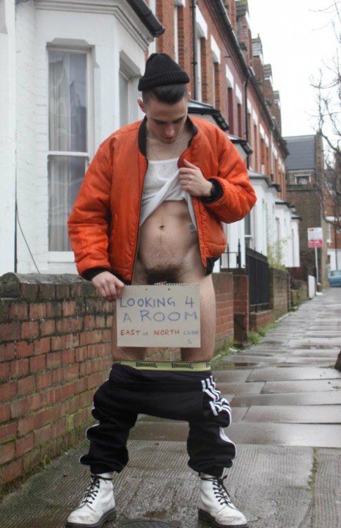 bringingdownthewhiterace:  honky got kicked out of his masters apt for breaking curfew… now he resorts to the one thing he knows how to do…. sell his body to future sirs who are benevolent enough to house him.