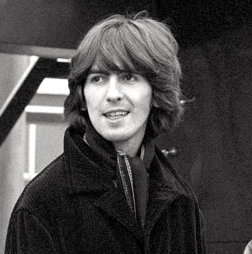 George leaving for India, 1968