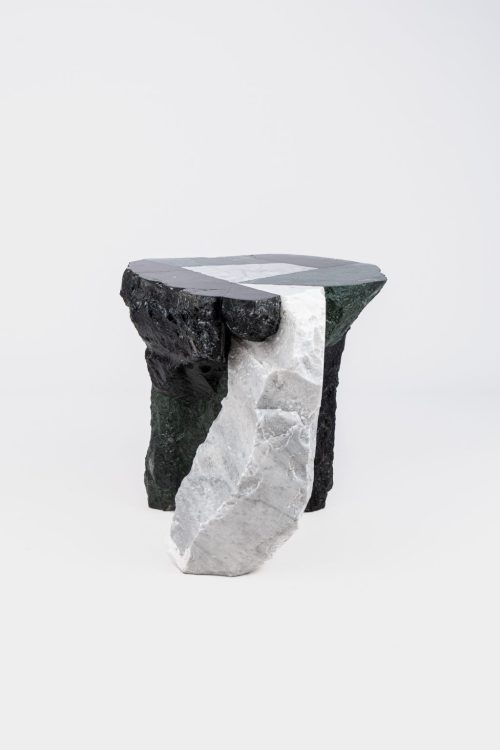 “Miscellaneous” Side table,Chiara Pellican and Edoardo Giammarioli (Millim Studio),Dimen