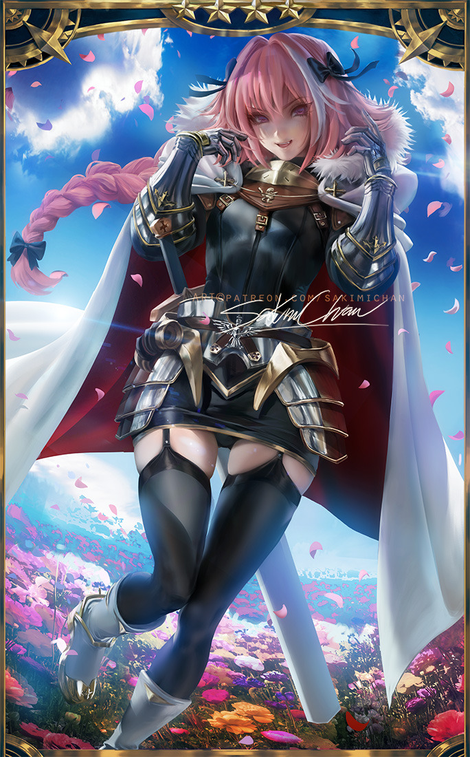 sakimichan:   Astolfo is super fun to paint &lt;3 I don’t normally paint his