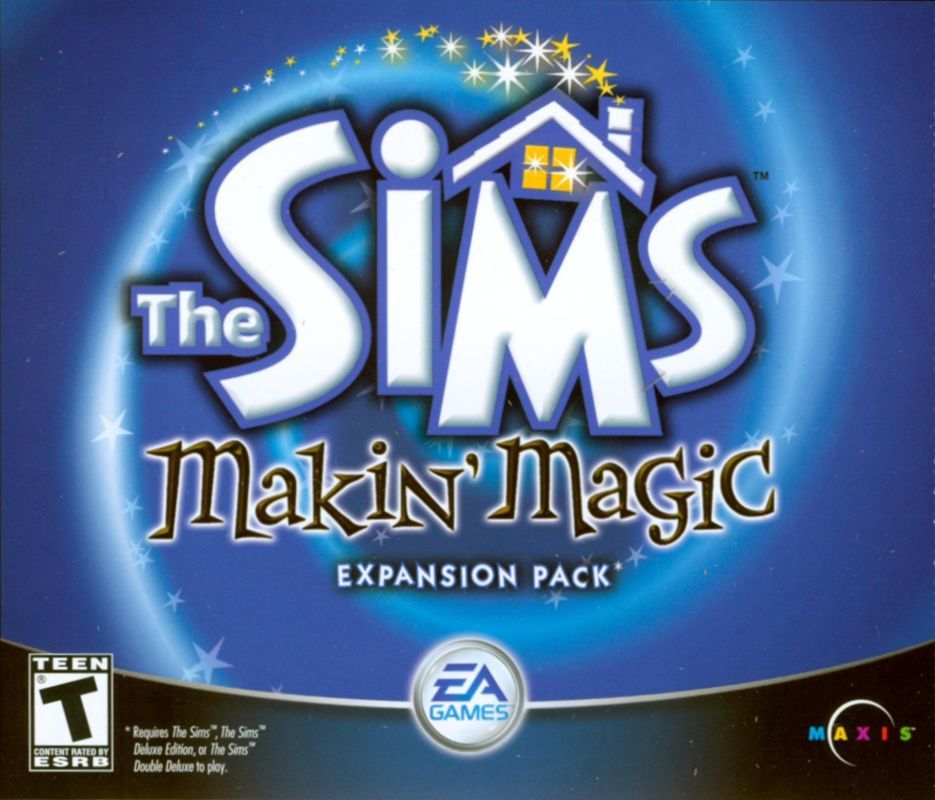 Makin magic. Симс 2 Макин Мэджик. Симс 4 Макин Мэджик. SIMS Makin Magic диск. The SIMS 1 making Magic.