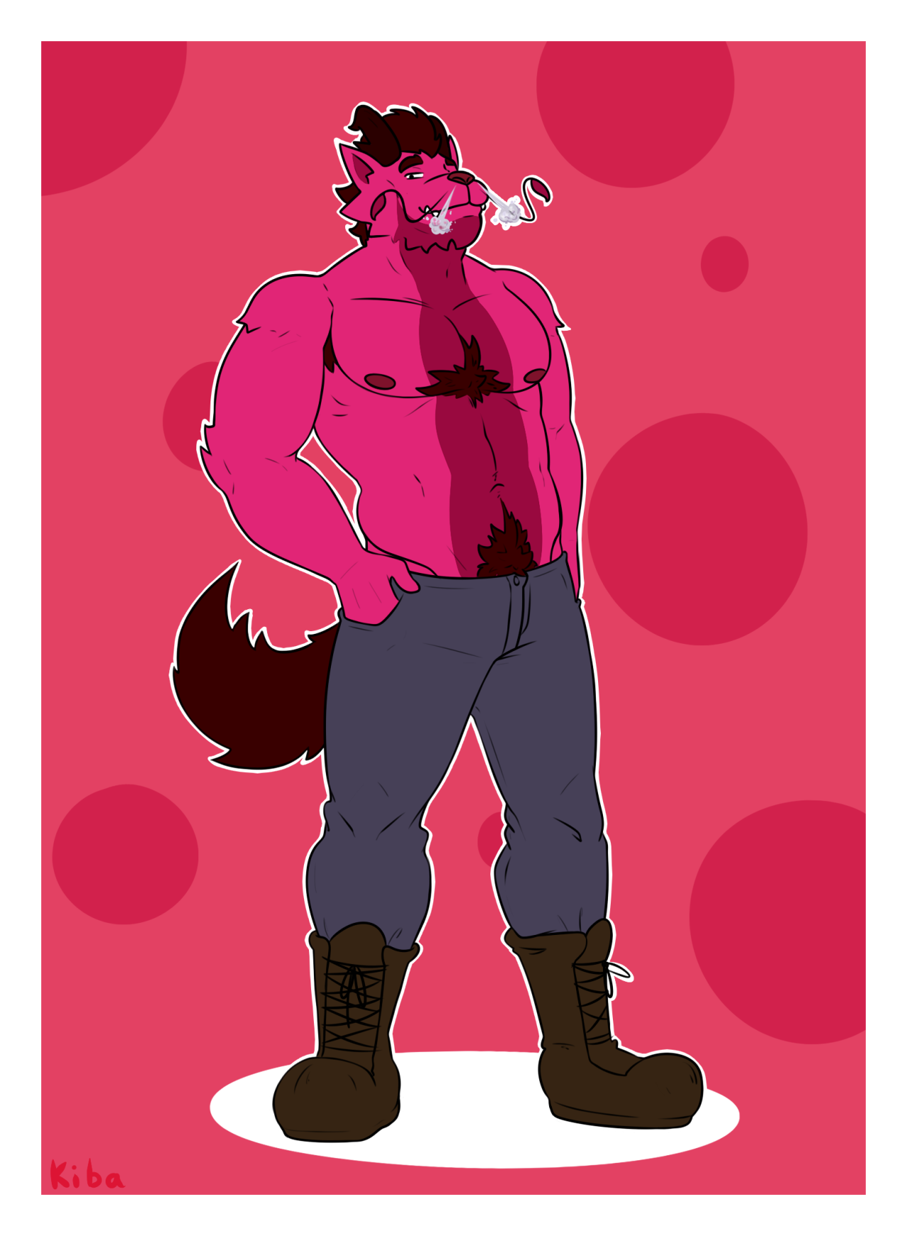 kiba24:  I made a thing with @thewildwolfy and @btaart fursonasbonus: