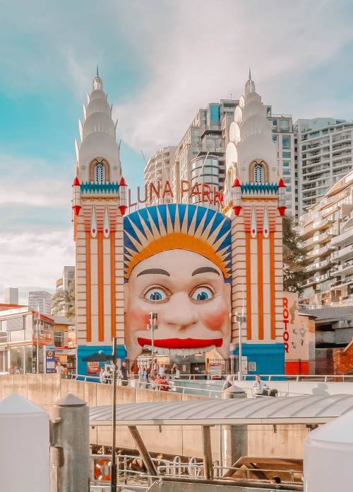 fillielitsa:    Sydney’s Luna Park, a rare surviving Amusement park in the Art