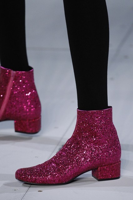 fabuleusetoujours:  Shoes at Saint Laurent AW 2014, Paris Fashion Week 