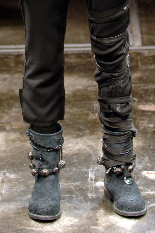 Jun Takashi’s blistered boots featured in... - Grailed