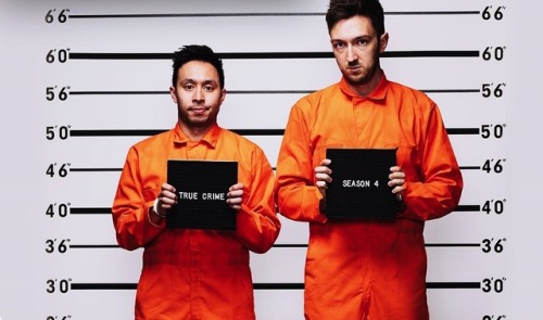 yaboybergara:RYAN BERGARA and SHANE MADEJ on promotional shoots for BuzzFeed Unsolved: True Crime, Season 4 on July 2018.