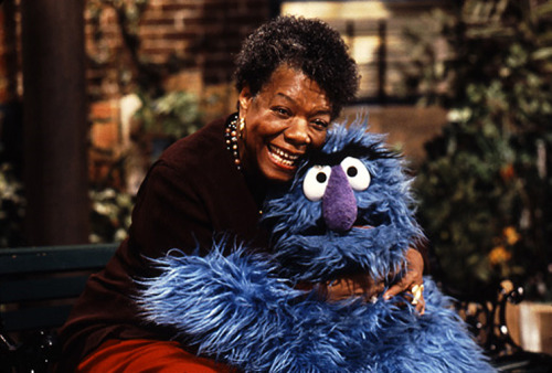 wocinsolidarity:sesamestreet:We’re saddened by the passing of our friend Maya Angelou. Thank you for