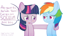 twidashlove:  Twi, your pickup lines are