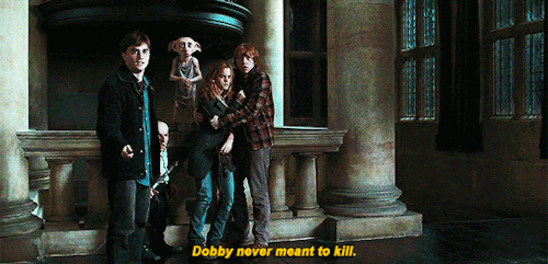 gotta-be-skinny-for-me:  Haha i love Dobby <3