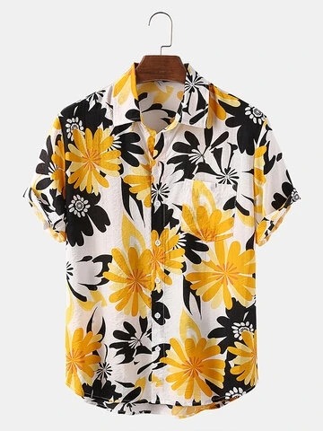 crush-2:Holiday Floral Printed Short-sleeved Shirt Check out HEREGet all of them HERE15% OFF discoun