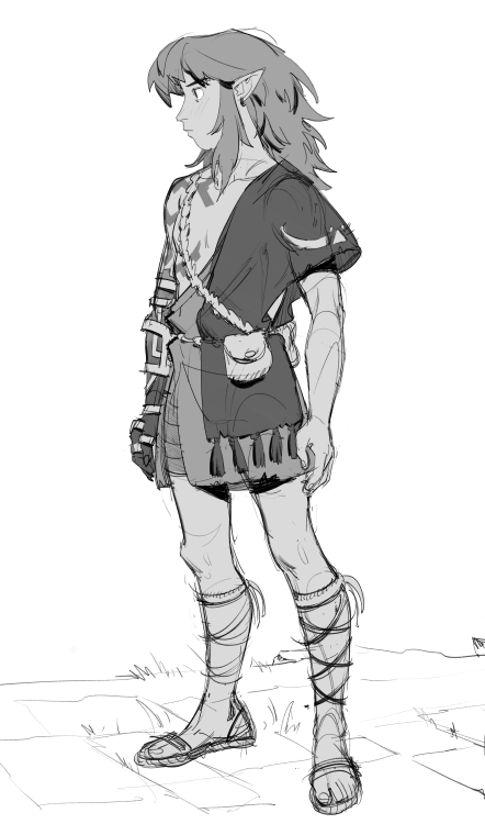 Botw 2 Link sketch!! That trailer from yesterday was CRAZY!!!