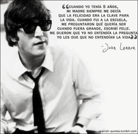 -¿Qué quieres ser de mayor? -Feliz.