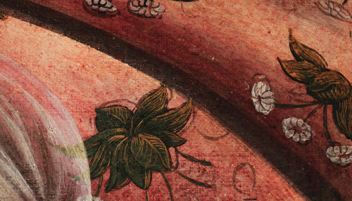 thismorningscoffee:  details of Nascita di Venere (1486)by Sandro Botticelli 