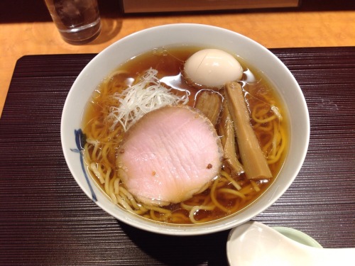 麺 みつヰ（Mitsui）「醤油」✔️Store name / Menu✔️Side Menu : 味玉、細麺✔️Nearest : 田原町駅 / 浅草駅