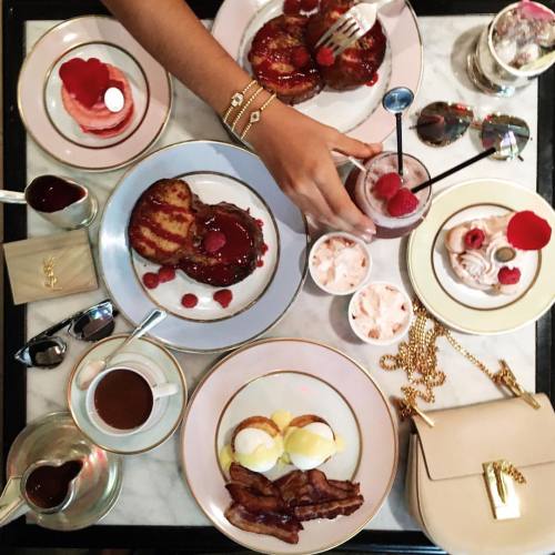 bergdorfprincess: Recipe for a perfect brunch: @LadureeUS & my girl @ShopWearRepeat source