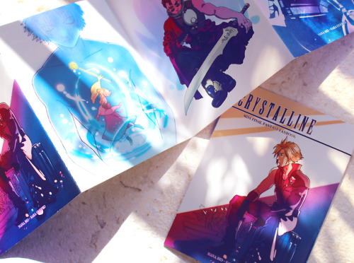 Crystalline, the mini Final Fantasy fanbook @nanabidart and I made, is now available to buy online! 