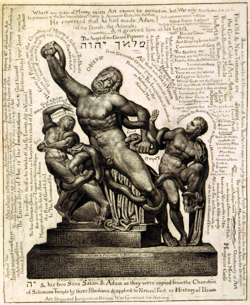denisforkas:William Blake - Laocoön. 1820