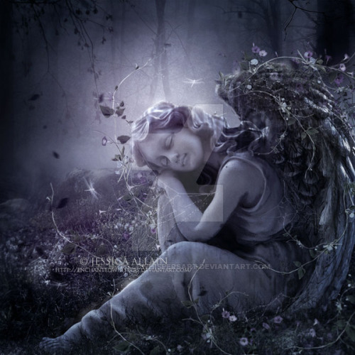 Stone Angel By EnchantedWhispersArt