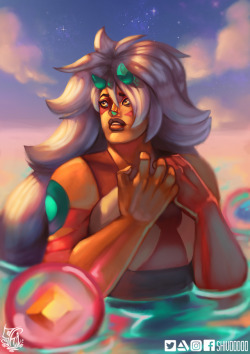 lightsidepaladin: shichel:    Thank you @rebeccasugar, thank you @stevencrewniverse THANK YOU SO MUCH.  I feel this fanart is kinda late, but…    Facebook   ✦ Twitter   ✦ ArtStation   Check out my friend’s art for Jasper. Isn’t she amazing?