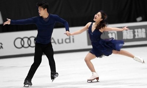 you-wont-mind-that-new-lady: Figure Skating Meme - 4 Ice Dance PairsMaia and Alex Shibutani (USA) / 