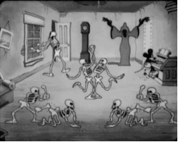 gameraboy:  Dance party! From The Haunted House (1929).