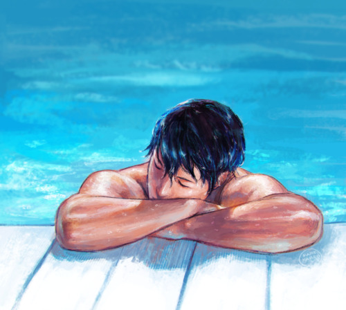 karekareo:  quick Haru and “his water bae” requested by anon (ﾉ´ヮ´)ﾉ*:･ﾟ✧ 