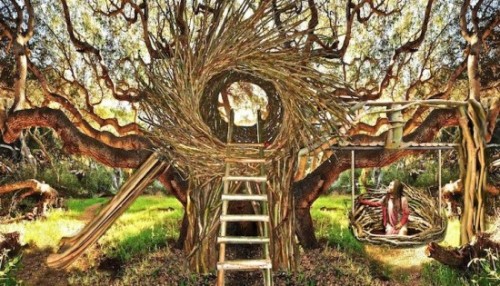 catsandcunts: odditiesoflife: Spirit Nests  California-based artist Jayson Fann designs and cre