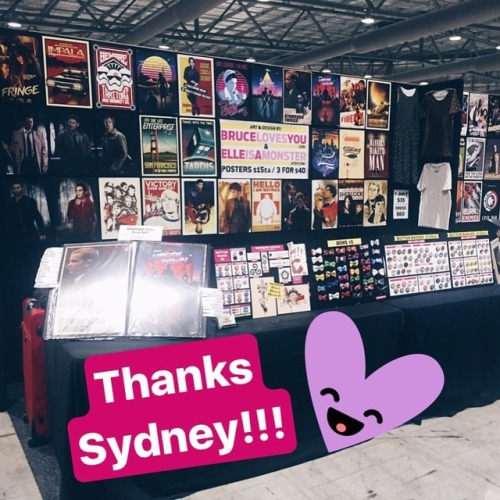 Thanks for everyone who came by my stall at Sydney @supanovaexpo this weekend. Had such a blast talk