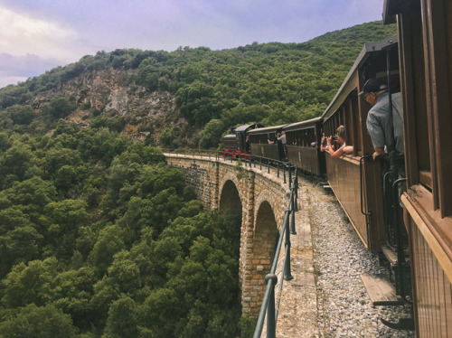 More of the Pelion train • • #pelion #peliontrain #greece #backpackers #dreadhead (at Peli