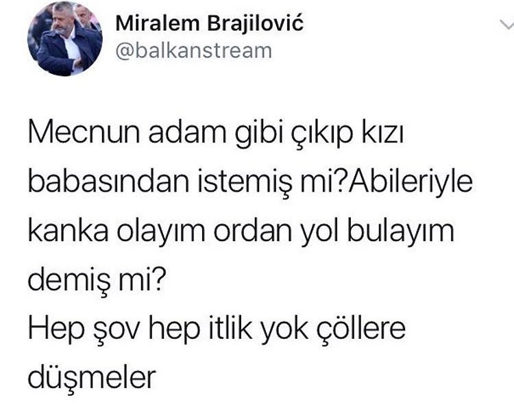 Mecnun adam gibi çıkıp...