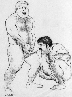 thickbear475:  bdzvld:  Hot furry daddies having hot fun.   PIG•ART~!