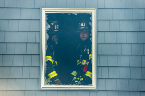 Multi house fire in Lindenhurst, NY, April 20, 2016.