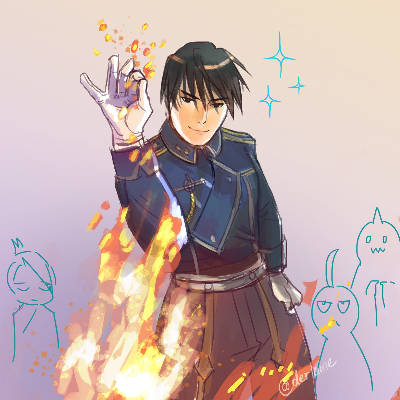 derlaine:  i’m the trash alchemist Alphonse has a cat instagram  Follow me on