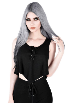 gothicandamazing:  Model: @Dayana Crunk Dress: