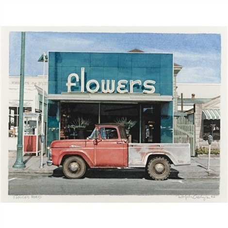 Flowers ford , 1982Ralph Goings (American, born 1928)