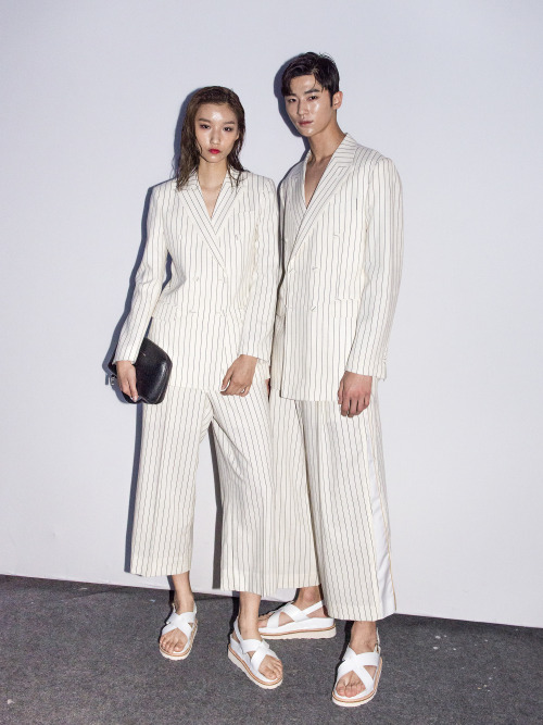 Seoul Fashion Week 2016 S/S BackstageORDINARY PEOPLEHYUN JIEUN, BYEON WOOSEOK