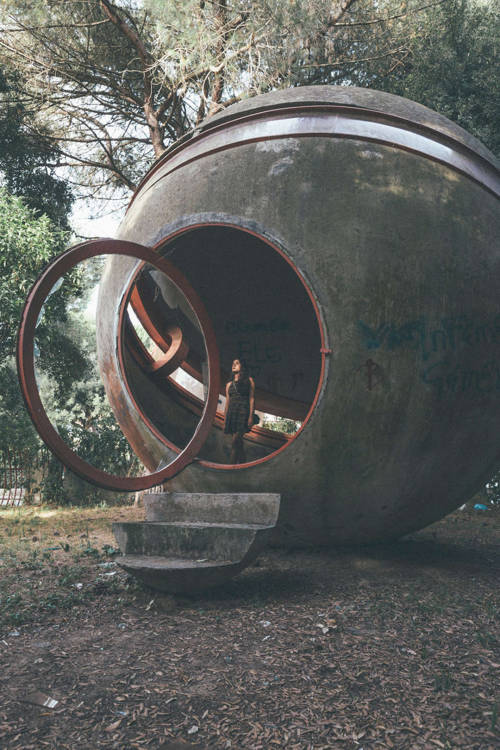 abandonedography:Brutalism in Ruins: Exploring Casa Sperimentale, Italy’s Lost Architectural Relic