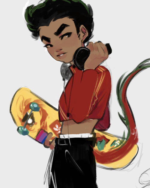 One thing that came out of Blacktober was my American Dragon reboot/au/reimagining. More info about 