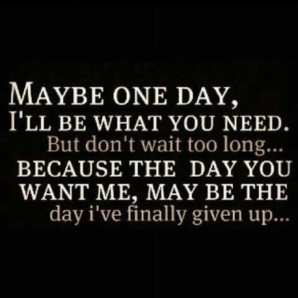 Yeah maybe&hellip;..