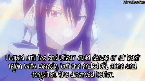  I hoped until the end Ultear could deage or at least rejoin with Meredy, but she ended old, alone a