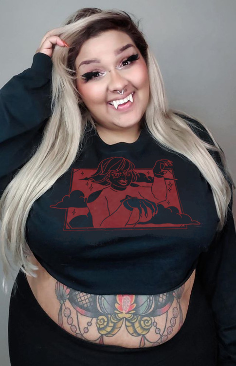 SPOOKY STORE UPDATE lots of spooky stuff, including new plus sized crop top. free shipping on every 