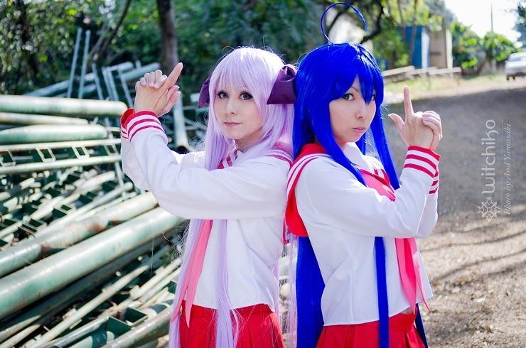 cosplayando:  more Lucky Star cosplay